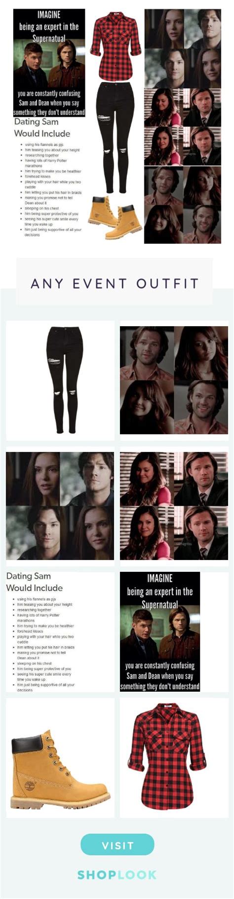 Supernatural Sam Winchester X Oc | Supernatural inspired outfits, Sam ...