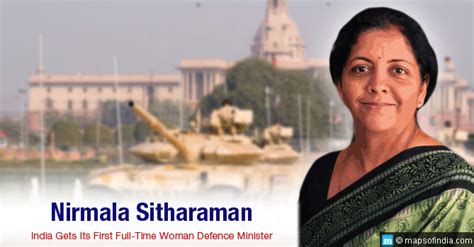 Nirmala Sitharaman: India's first full-time woman defence minister ...