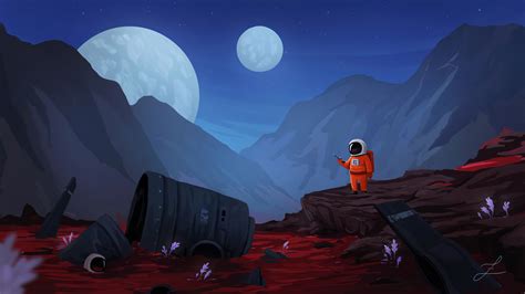 2560x1440 Resolution Astronaut Art 4K 1440P Resolution Wallpaper - Wallpapers Den