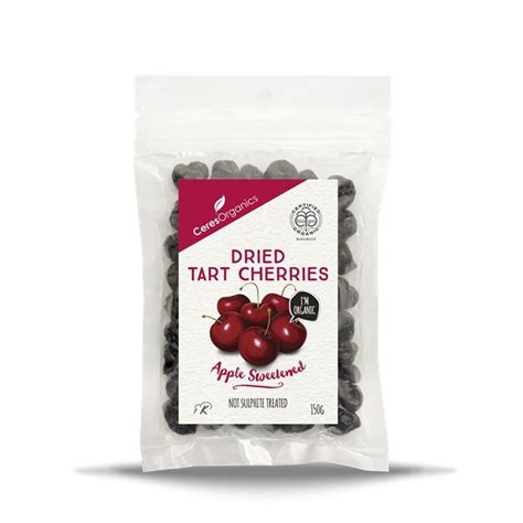 Organic Dried Tart Cherries - 150g