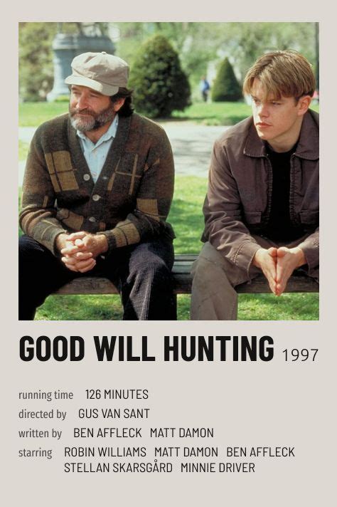 Good Will Hunting Poster pack | 2 | Good will hunting, Film posters minimalist, Movie posters ...