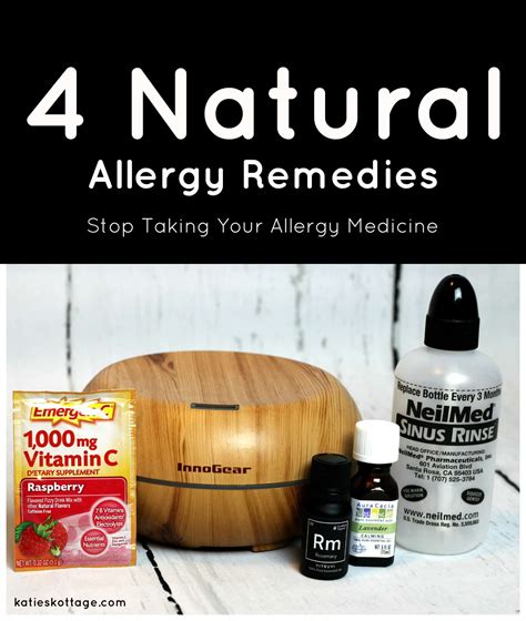 4 Natural Allergy Remedies - KatiesKottage