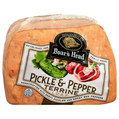 Save on Boar's Head Deli Pickle & Pepper Loaf (Regular Sliced) Order Online Delivery | Giant