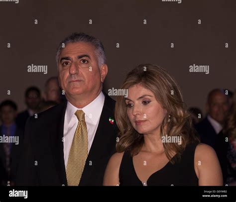 New York, NY USA - May 5, 2016: Reza Pahlavi & Yasmine Pahlavi attend 4th annual champions of ...