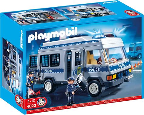 Police Transport Vehicle Playmobil Police Van Playmobil Toy 4023 Brand ...