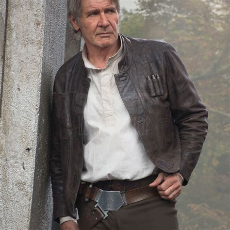 Star Wars Force Awakens Han Solo Leather Jacket