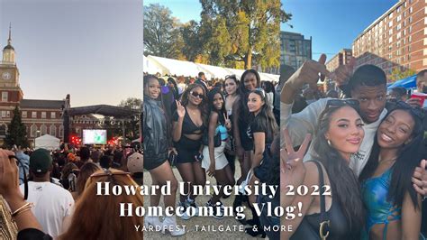 Howard University Homecoming Vlog 2022! Yardfest, Tailgate, & More! - YouTube