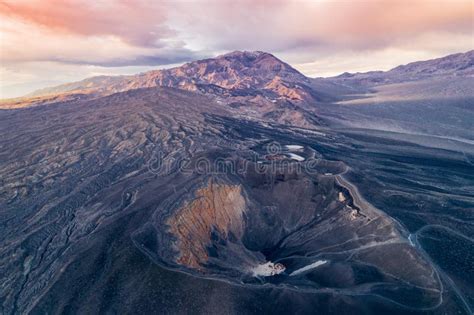 Sunrise in Ubehebe Crater. Death Valley Stock Photo - Image of valley, mountains: 146011710