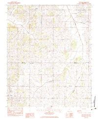 Map of Longtown, Panola County, MS in 1983 | Pastmaps