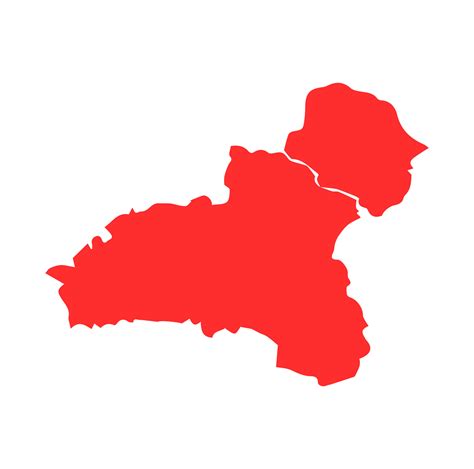 Dhule dist map in red color. Dhule is a district of Maharashtra. 28891302 Vector Art at Vecteezy