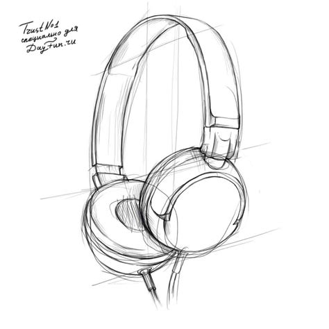 headphones lines - Google Search | Наброски, Рисование, Рисование эскизов