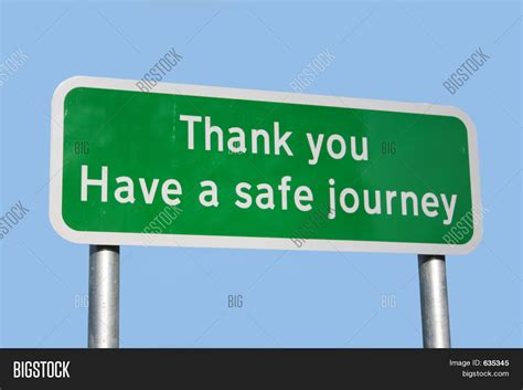 Safe Journey Sign Image & Photo | Bigstock