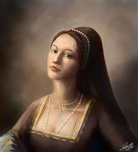 Anne Boleyn Portrait Painting Steps by Entar0178 on DeviantArt