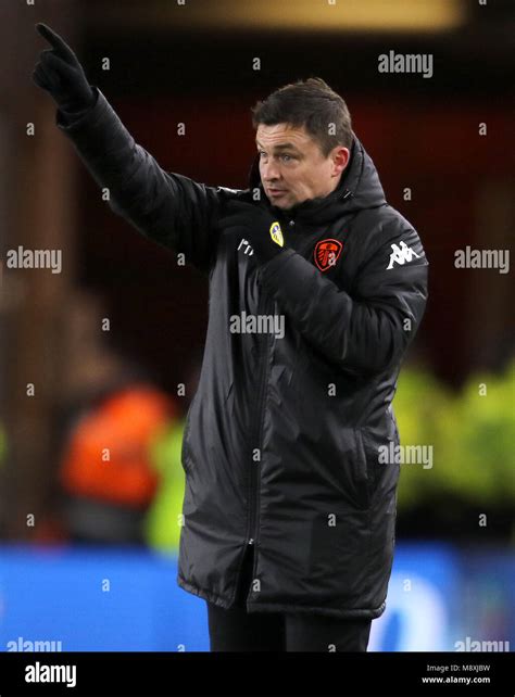 Leeds United manager Paul Heckingbottom Stock Photo - Alamy