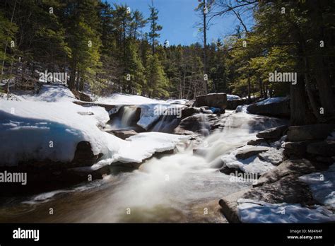 Diana's Baths Waterfalls in New Hampshire, USA Stock Photo - Alamy