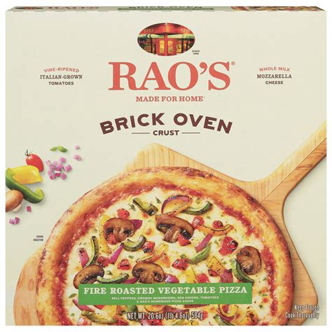 Save on Rao's Pizza Fire Roasted Vegetable Brick Oven Crust Order Online Delivery | Stop & Shop