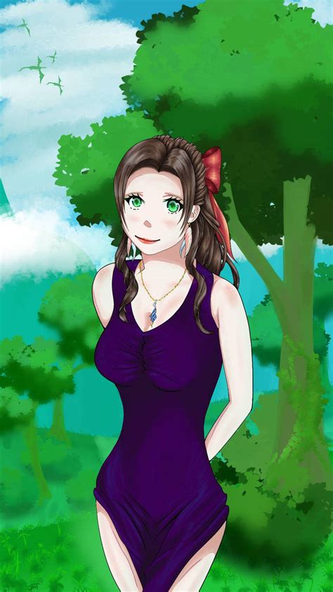 Aerith fanart by activesoup on DeviantArt