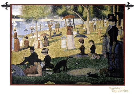 Sunday Afternoon - Seurat :: Art Tapestries :: Worldwide Tapestries