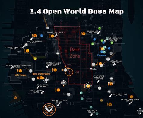 Big 1.4 Open World Boss Map : r/The_Division