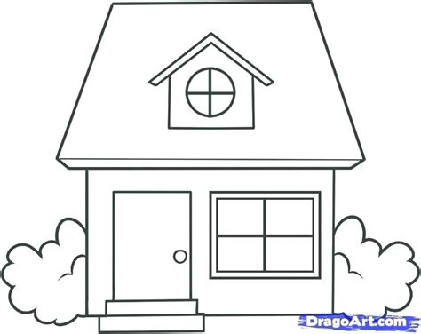 Simple House Drawing For Kids | Free download on ClipArtMag