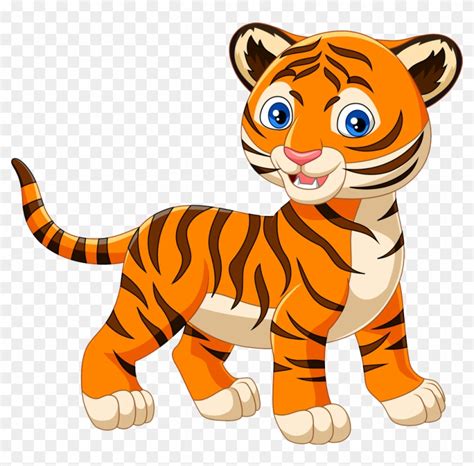 Tiger Cartoon, HD Png Download - 1000x936(#577546) - PngFind