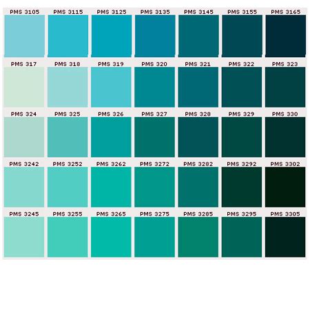 Custom Pins - Color Chart - Pantone Matching System Interior Paint Colors Schemes, Paint Color ...