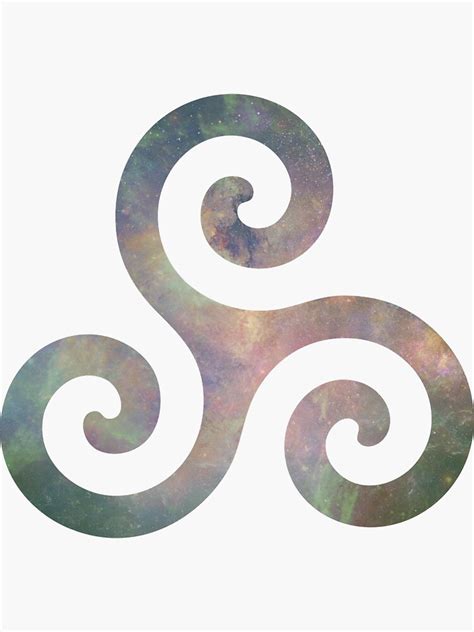 "Teen Wolf Galaxy Triskelion" Sticker by spnprincess | Redbubble