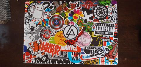 Laptop stickers bomb : r/stickerbomb