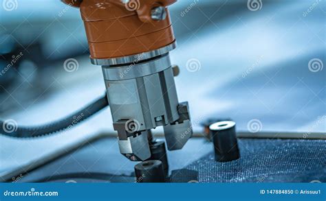 Industrial Robotics Machine for Manufacturing Line Stock Photo - Image ...