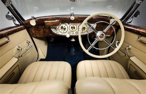 1937 Mercedes-Benz 540K Cabriolet A. Beautiful interior of this ...