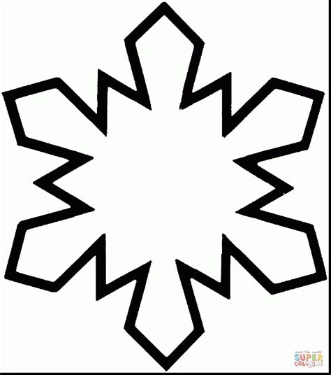 Simple Snowflake Clipart | Free download on ClipArtMag