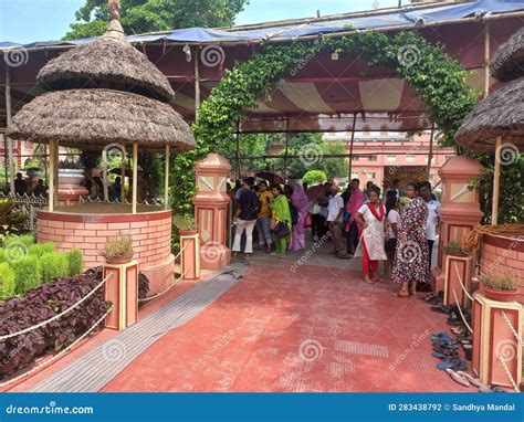 Many Devotees Inside The ISKCON Temple In Mayapur Editorial Image ...