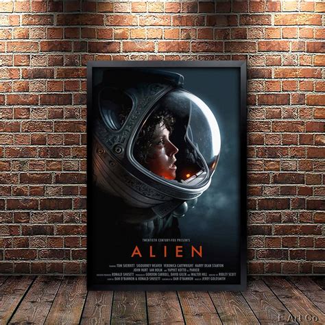 Alien 1979 Movie Poster Framed and Ready to Hang. - Etsy