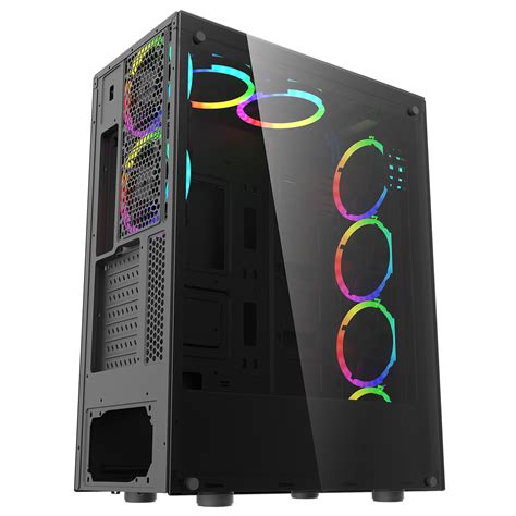 Predator Full Tower RGB Tempered Glass Gaming Case with 3pin MB Sync - GameMax UK