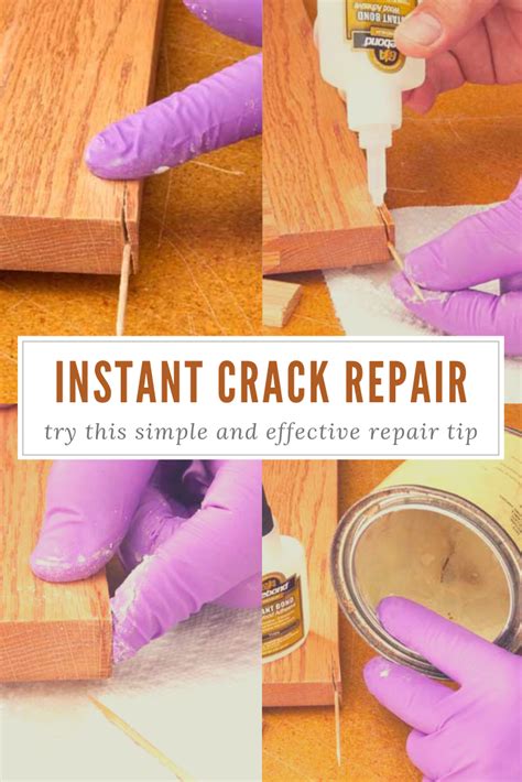 How to Repair Cracked Wood | Diy glue, Woodworking logo, Repair