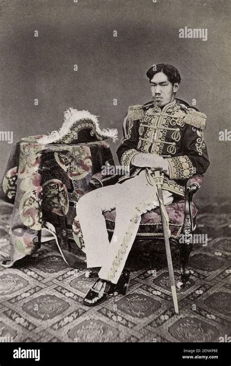 Emperor meiji portrait hi-res stock photography and images - Alamy