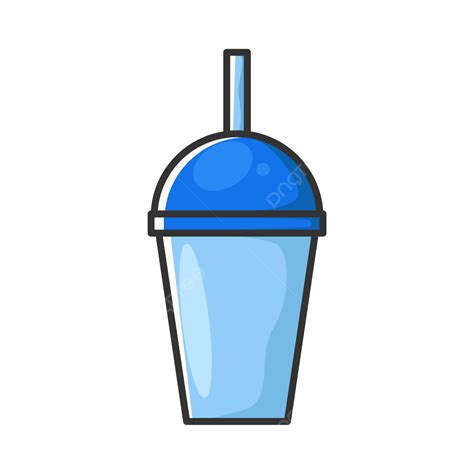 Fruit Juice Cup Vector Art PNG, Blue Juice Cup Flat Design, Cup, Drink, Cute PNG Image For Free ...