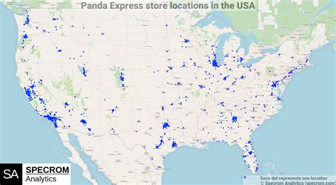 Panda Express store locations in the USA | specrom.com · Specrom Analytics