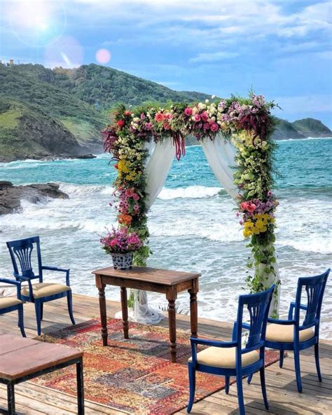 Casamento na praia: 70 ideias e dicas para uma cerimônia inesquecível | Casamento, Casamento na ...