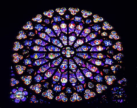 notre dame cathedral in the mist - Google Search | Rose window, De paris, Stained glass rose