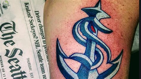 The Seattle Kraken already have a superfan with a logo tattoo - Article ...