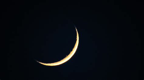 moon sickle in the night sky 5460553 Stock Photo at Vecteezy