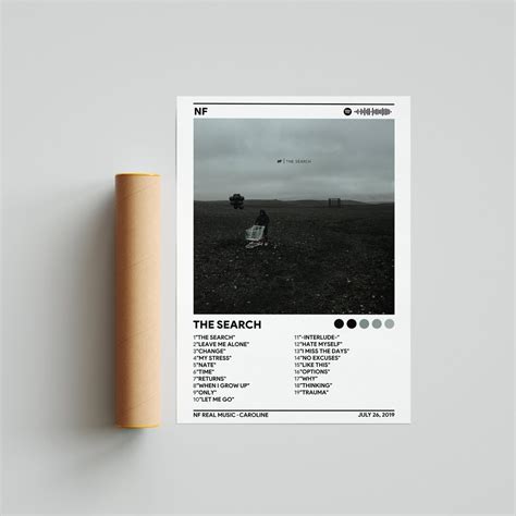 NF the Search Album Cover Poster Poster Print Wall Art - Etsy