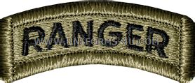 U.S. ARMY RANGER TAB PATCH