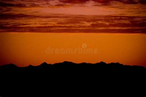 Mountains with red sunset stock image. Image of mountains - 28439885