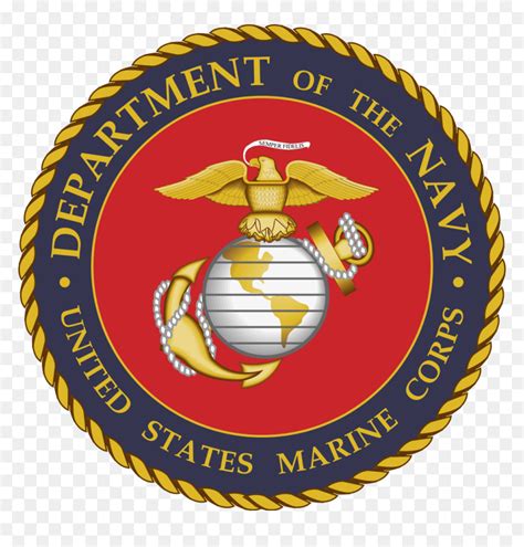 Department Of The Navy Us Marine Corps Logo, HD Png Download - vhv