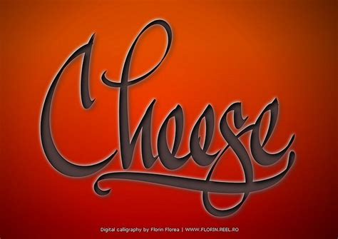 Cheese - digital calligraphy | Digital calligraphy, Calligraphy ...