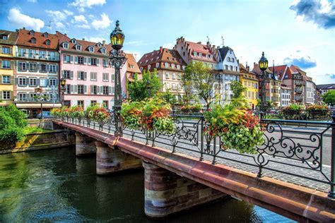 Fond d'écran : Paysage urbain, Tourisme, pont, rivière, ville, canal, Strasbourg, vacances ...