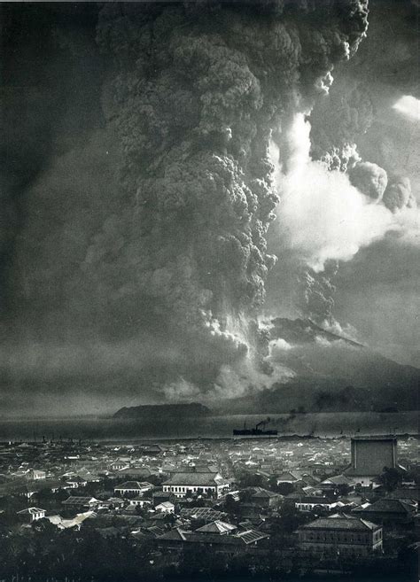 Eruption of Mt. Sakurajima, Japan, 1914 ~ vintage everyday