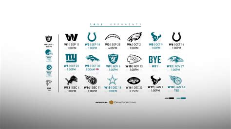 Jaguars announce 2022 schedule